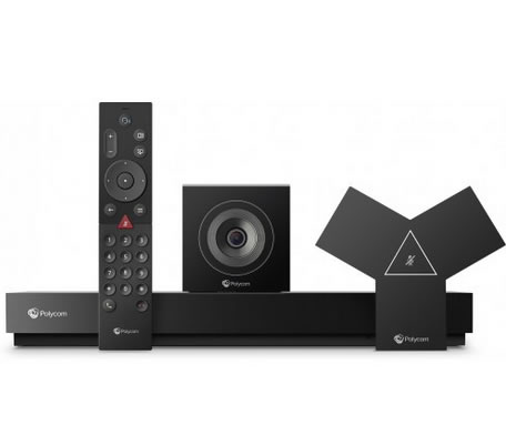 Poly G7500 Codec-EE Cube content sharing Poly G7500 Codec-EE Cube videoconferenza